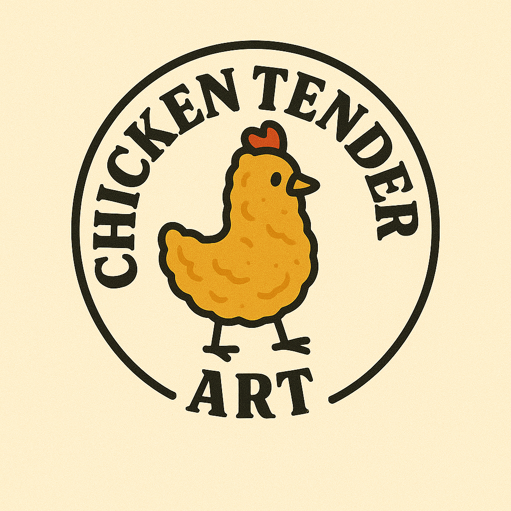 Chicken Tender Art Logo
